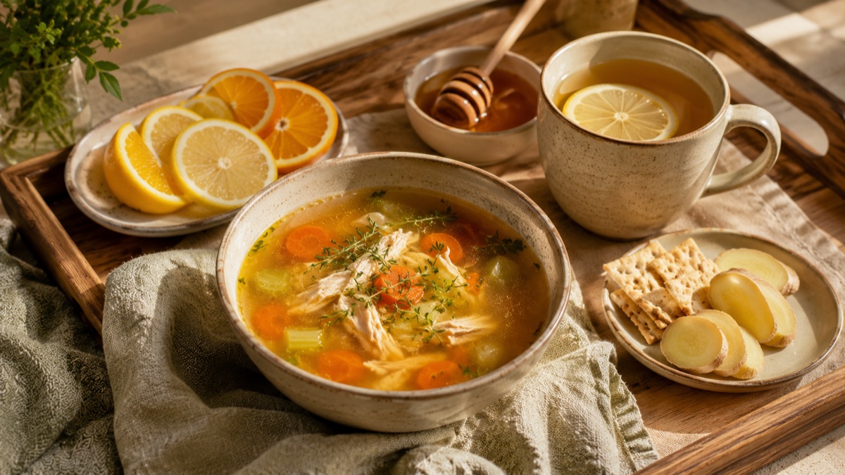 What to eat when you're sick: gentle food for a cold or flu